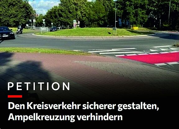 Petition zum Kreisverkehr Von-Esmarch-Straße